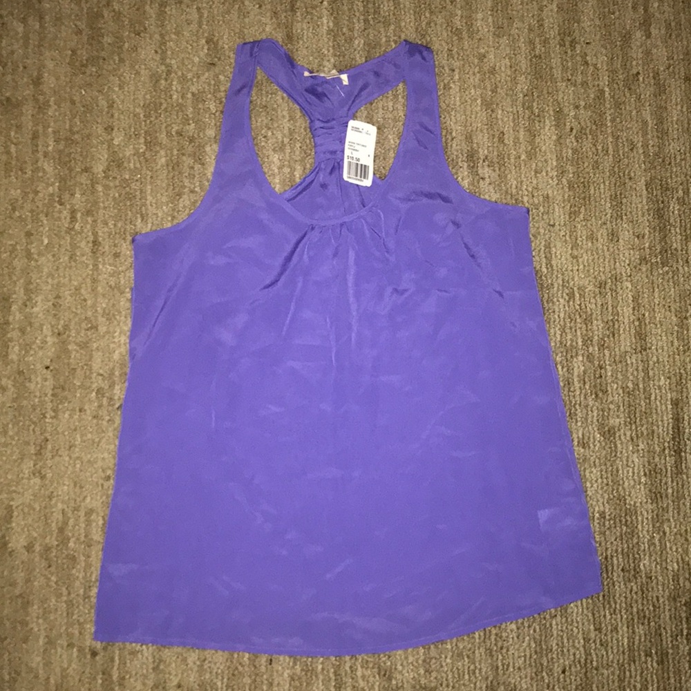 **NEVER WORN** Purple racerback tank
